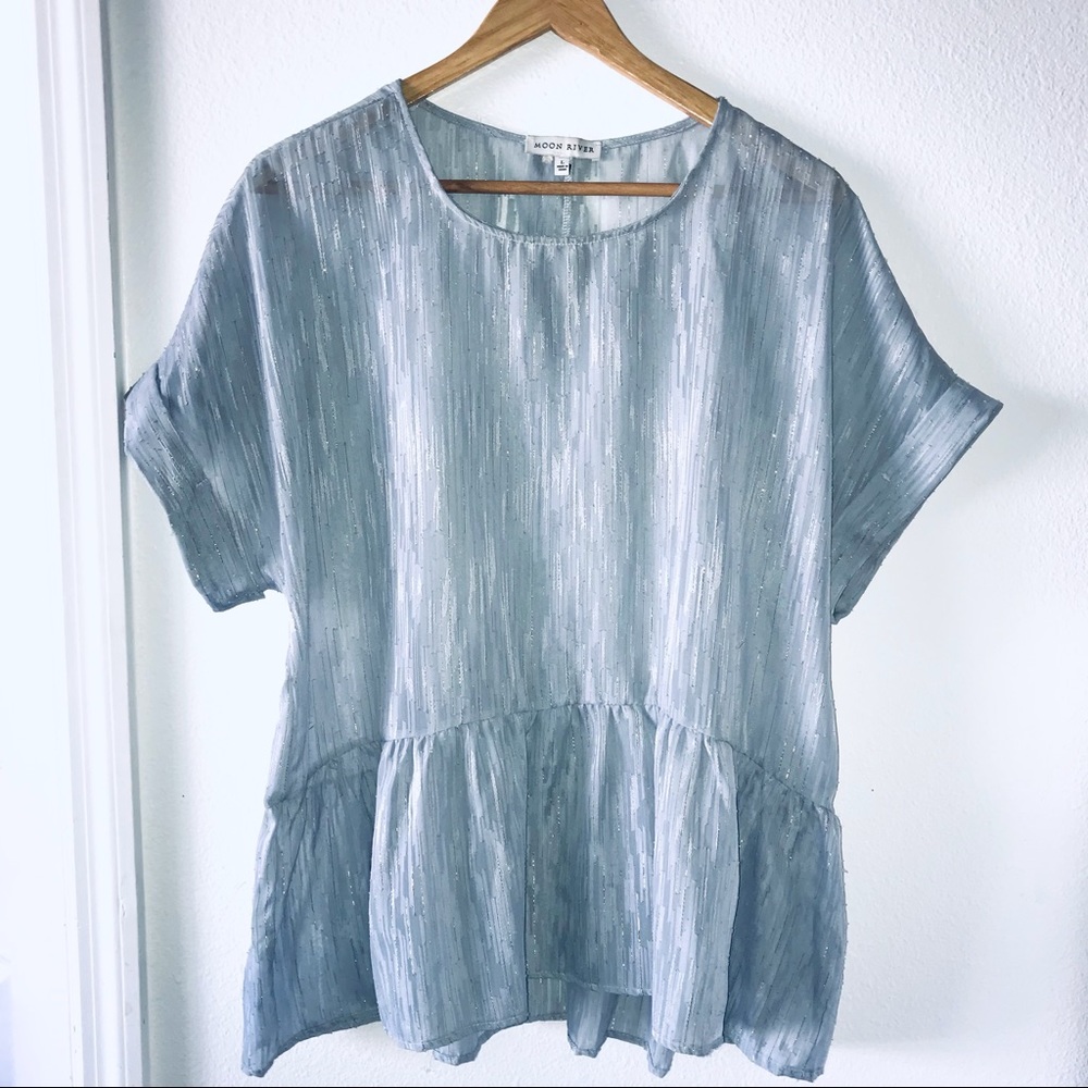 Flowy Moon River Blouse A2